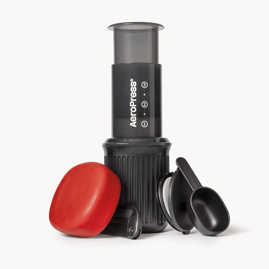 AeroPress Go travel coffee maker kit, product photo