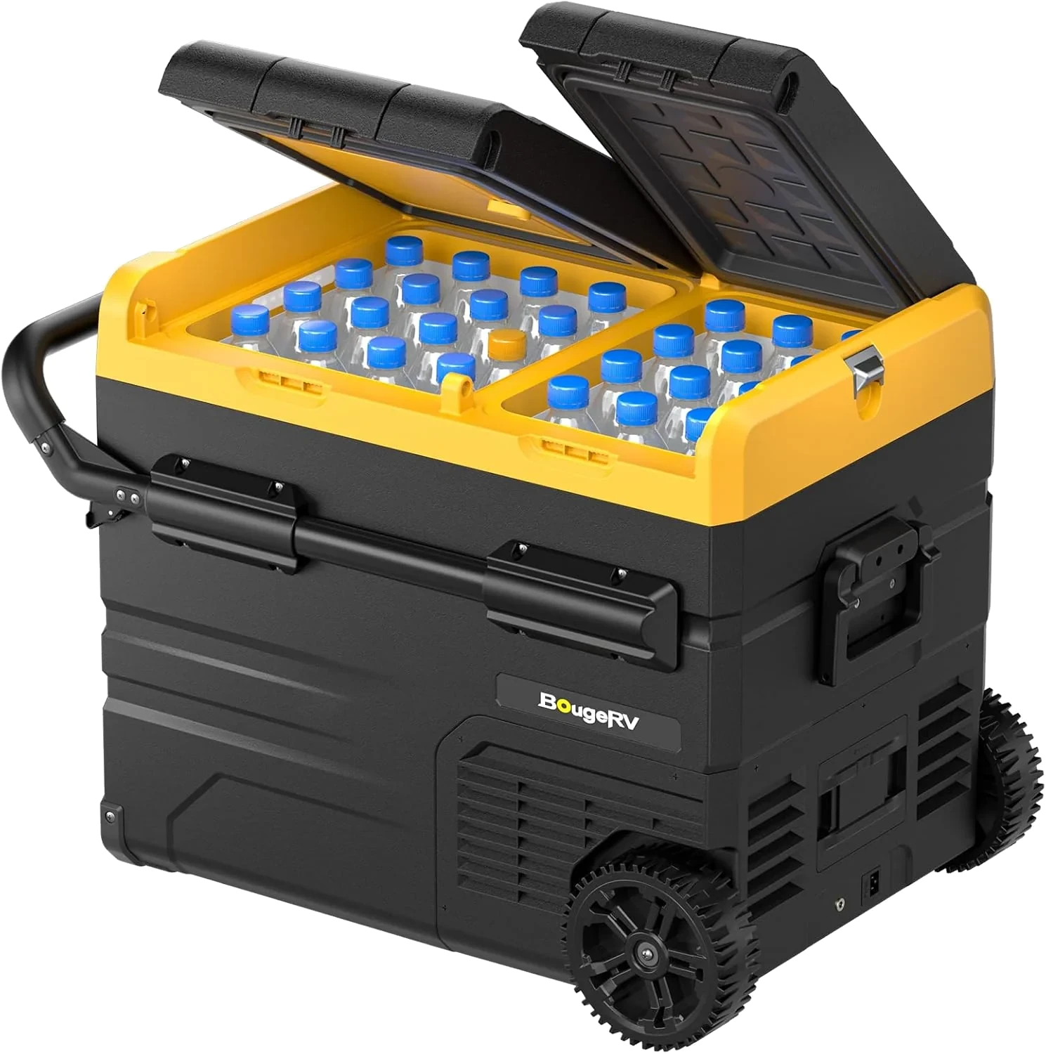 BougeRV CRD45 45 L (12 gal) dual-zone 12V portable fridge