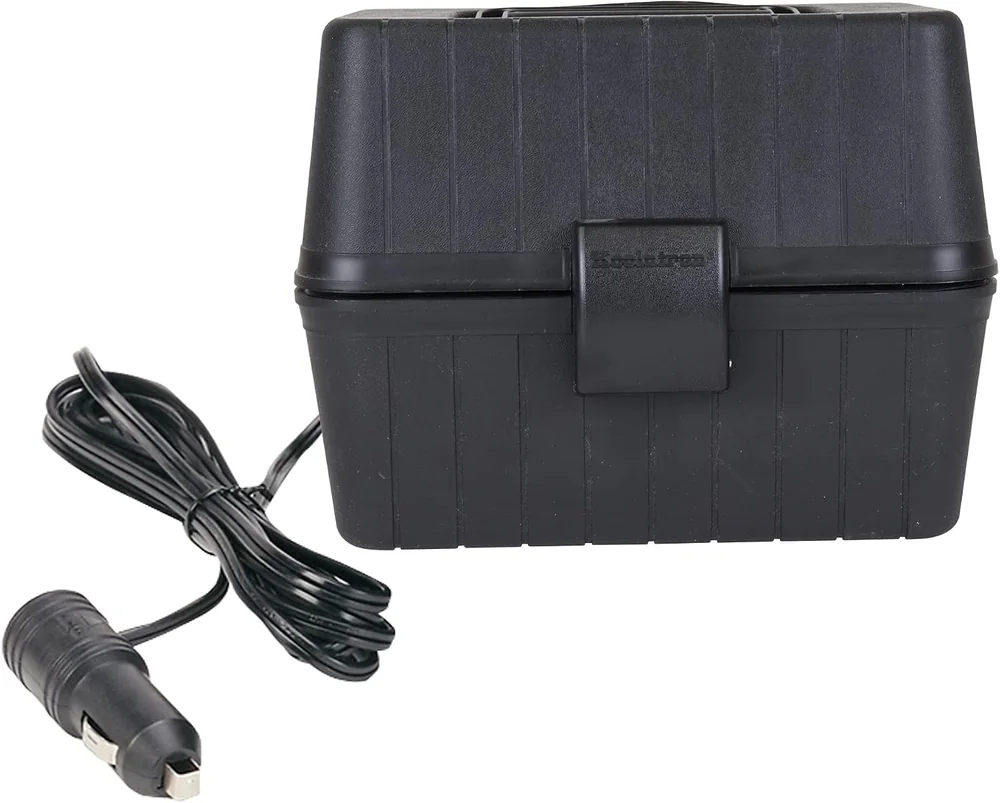 Koolatron 12V Heating Lunch Box Stove with its 12V power cord