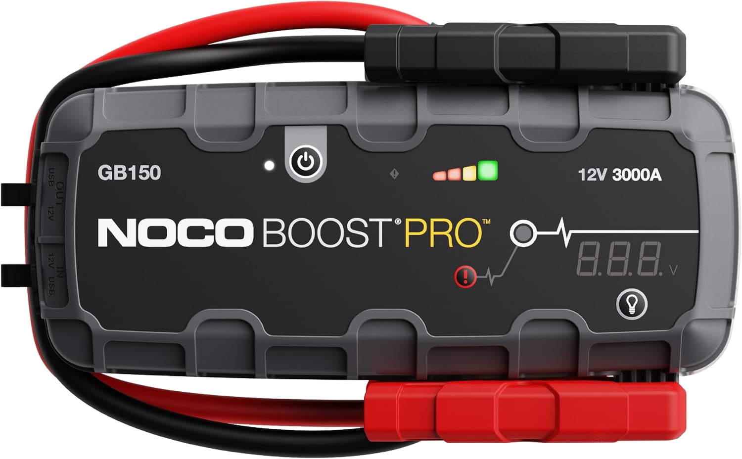 NOCO Boost Pro GB150 3000A portable jump starter, product photo
