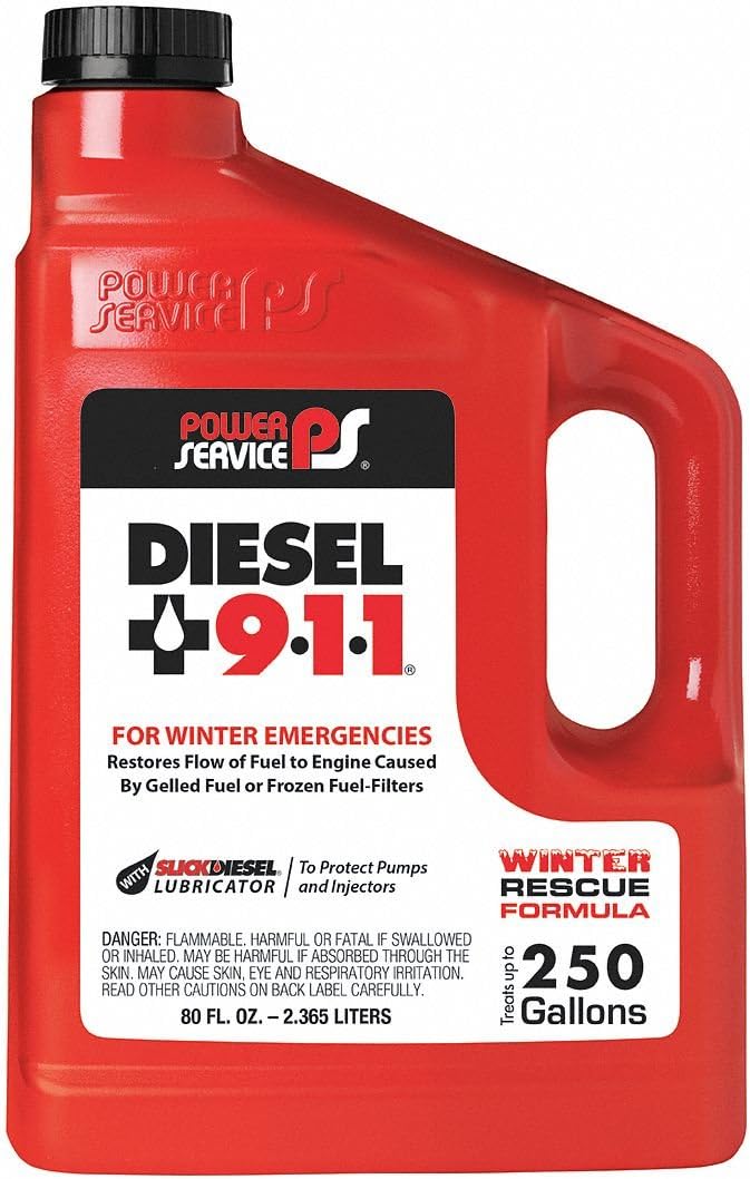 Power Service Diesel 911 80 oz winter rescue fuel additive, product photo
