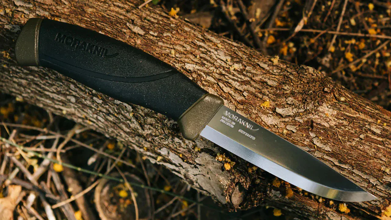 Morakniv Companion fixed-blade knife with Sandvik stainless blade