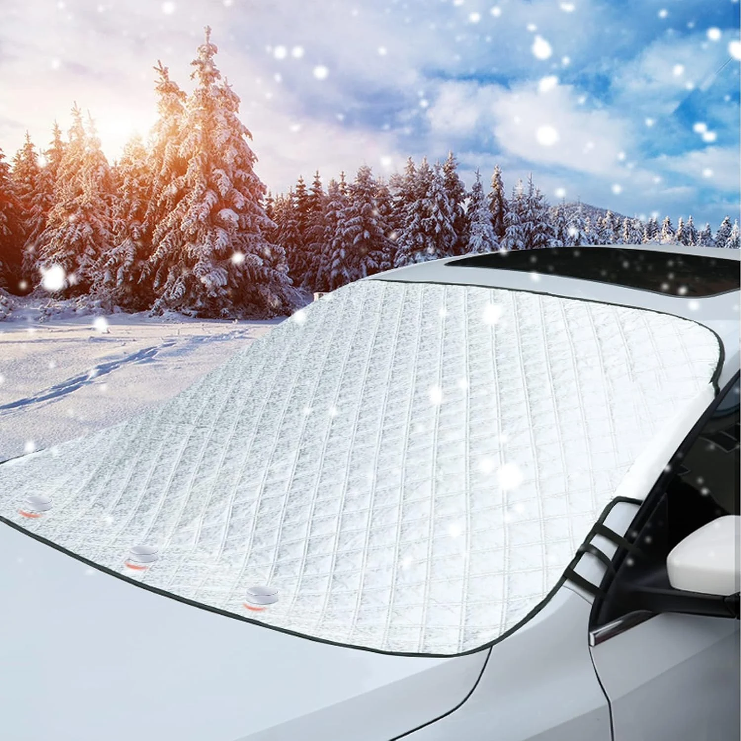Tevlaphee windshield cover