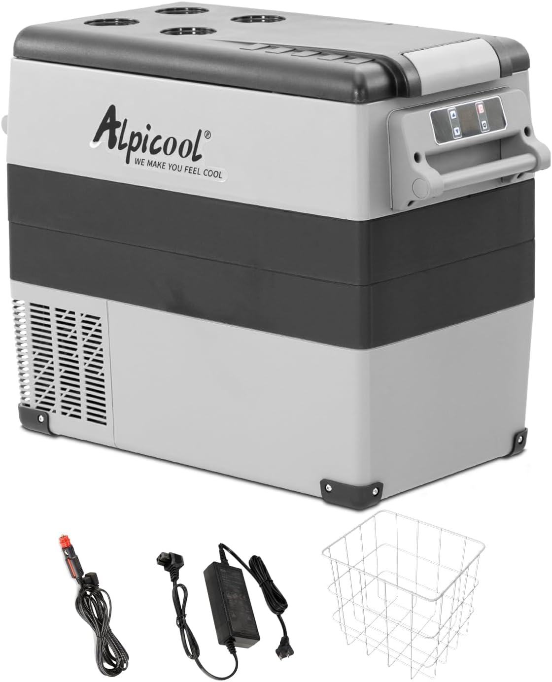 Alpicool CF55 portable 12V compressor fridge