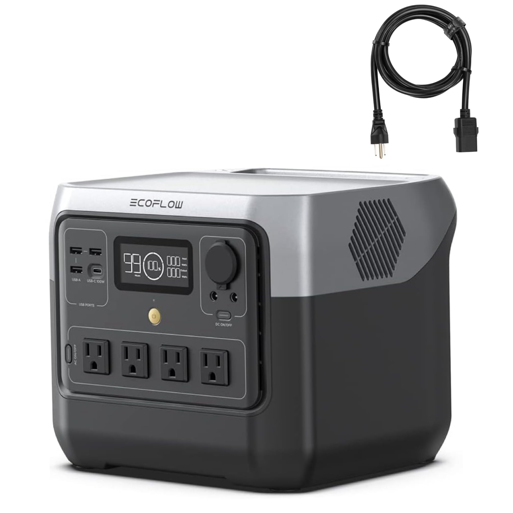 EcoFlow RIVER 2 Pro 768Wh portable power station, studio view