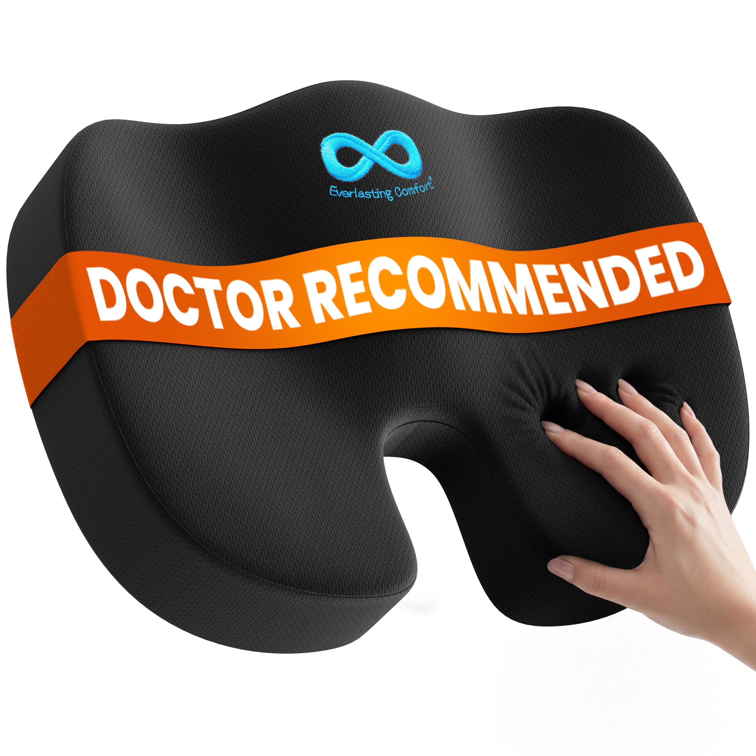 Everlasting Comfort Memory Foam Seat Cushion — product photo