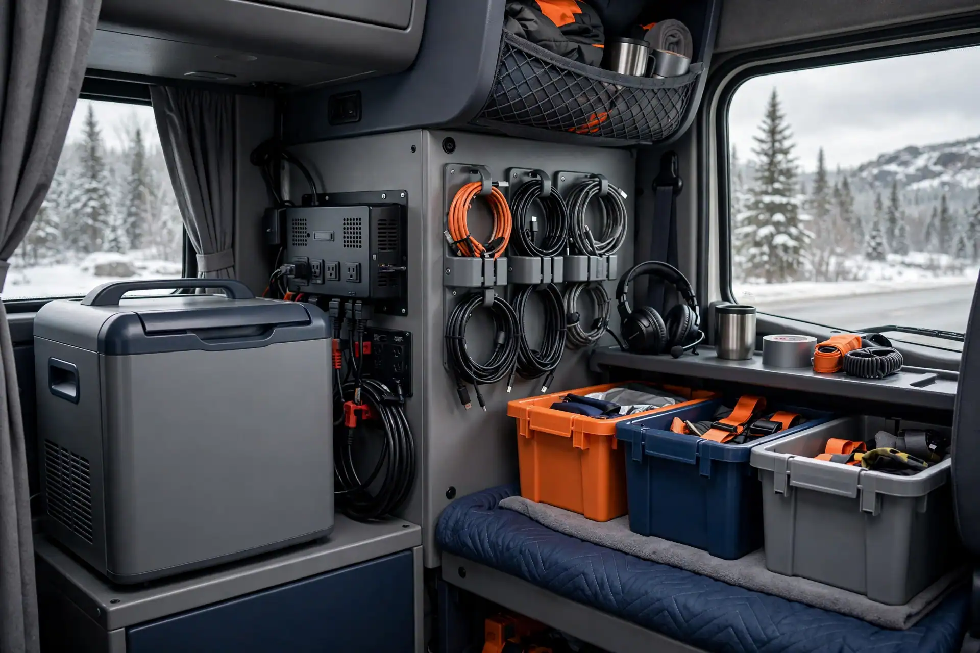 12V cab gear for the truck